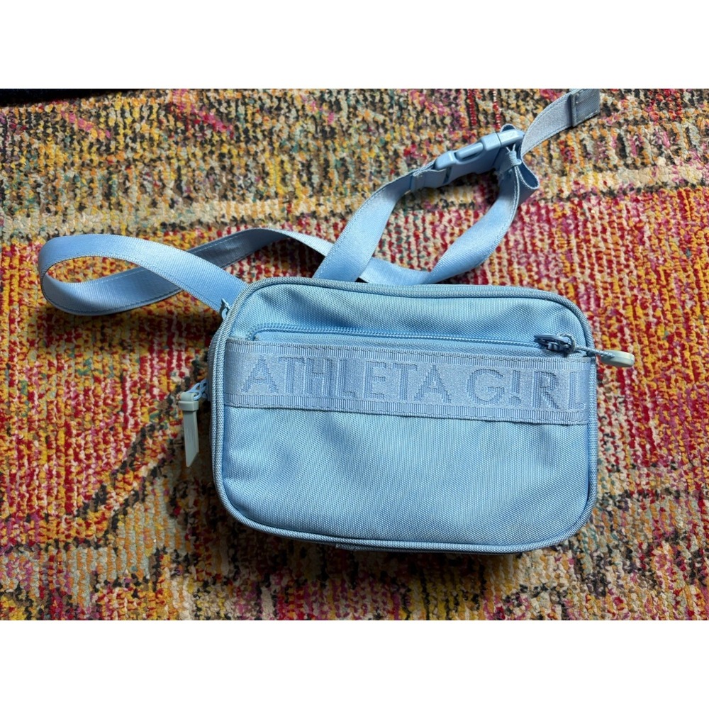 Athleta Girl Limitless Convertible Mini Bag Stratford Blue Crossbody Belt Bag